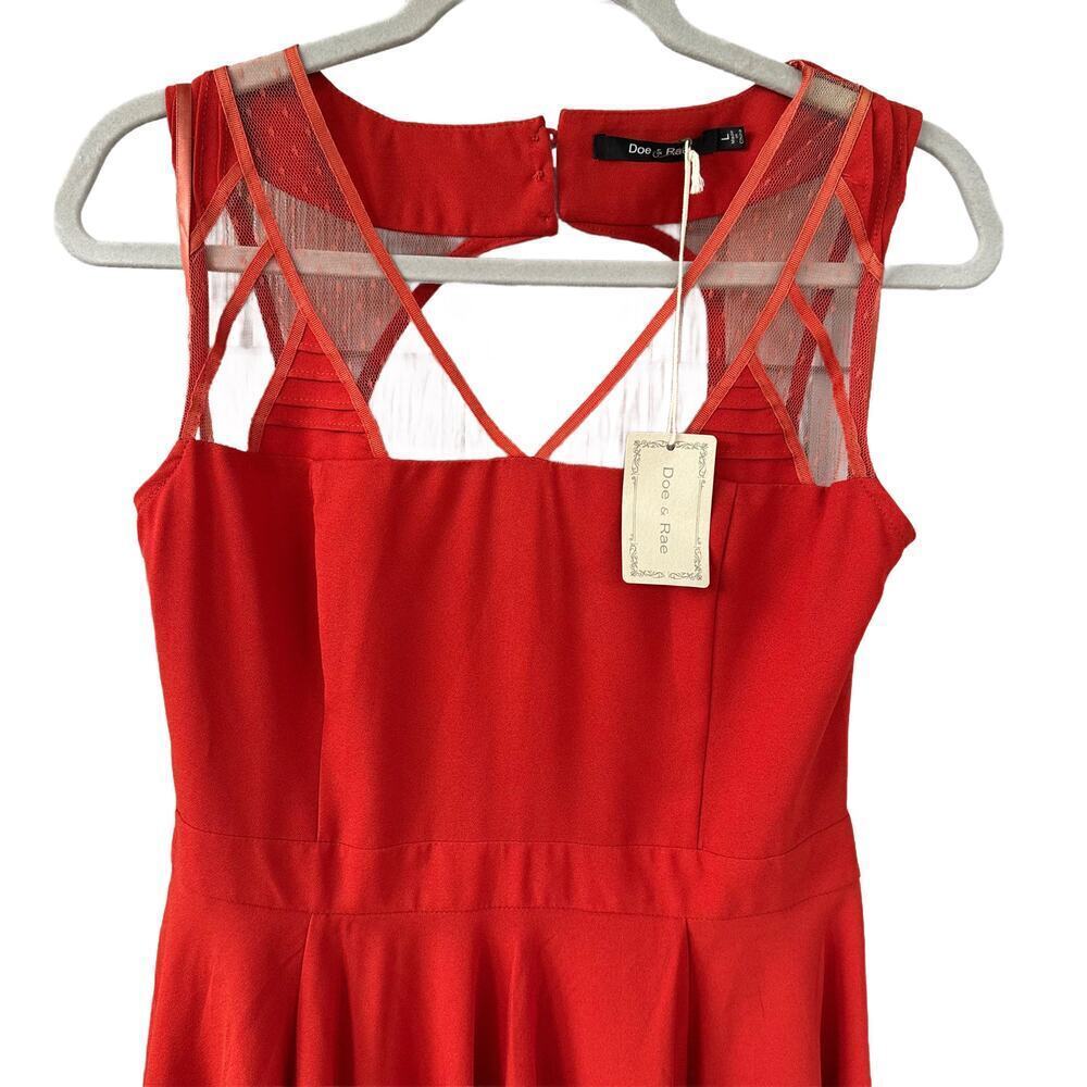NWT Red Swing Dress, Large - Picture 3 of 7